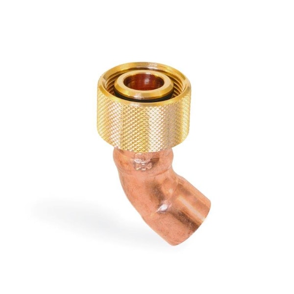 GN880.1-22-B Drain Valve Connector, 45 Degree